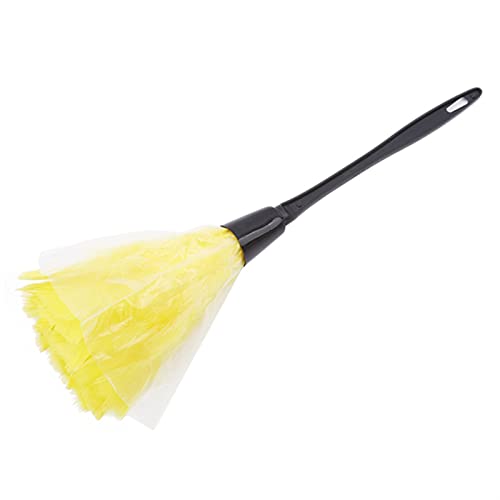 VDLLQYN, Mehrfarbiger Staubwedel mit schwarzem Kunststoffgriff | Antistatische Staubbürste for die Reinigung von Haus, Computer und Fenstern | Royal Duster Set ，Staubsammler(Yellow) von VDLLQYN