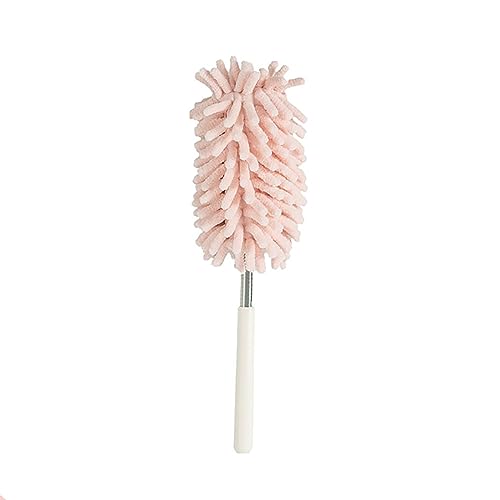 VDLLQYN, Royal Duster Staubwedel – Biegsames und einziehbares Mini-Reinigungswerkzeug for Staubwischen im Haushalt ，Staubsammler(Pink) von VDLLQYN