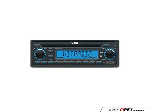 VDO 12 Volt PKW Auto Radio, RDS-Tuner, CD, MP3, WMA, USB, 12V CD716U-BU von VDO