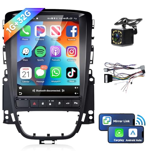 1G+32G Android 13 Autoradio für Opel Astra J 2009-2015/Buick Excelle mit ECO Taste und Drahtlos Carplay Android Auto, 9,7 Zoll Touchscreen Bluetooth Auto Radio GPS WiFi HiFi RDS FM Rückfahrkamera 1G+32G Android 13 Autoradio für Opel Astra J 2009-2015/Buick Excelle mit ECO Taste und Drahtlos Carplay Android Auto, 9,7 Zoll Touchscreen Bluetooth Auto Radio GPS WiFi HiFi RDS FM Rückfahrkamera von VECHTEL