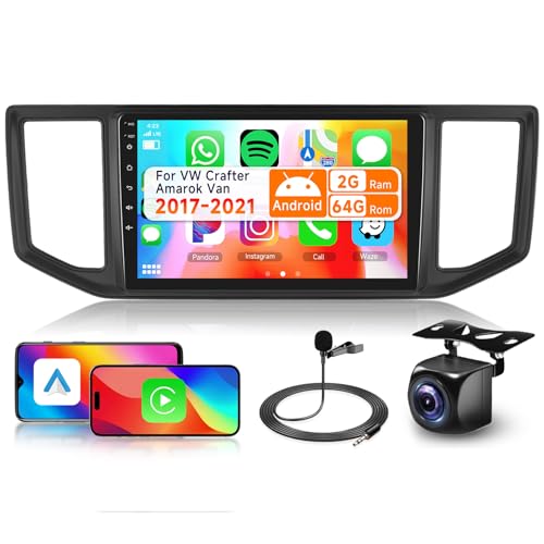 2G&64G 10" Autoradio Für VW Crafter Amarok Van 2017-2021 mit Carplay Android Auto Wireless,Android 13,Touchscreen Bluetooth HiFi/RDS/FM Radio,WiFi Navi/AHD Rückfahrkamera/CANBUS 2G&64G 10" Autoradio Für VW Crafter Amarok Van 2017-2021 mit Carplay Android Auto Wireless,Android 13,Touchscreen Bluetooth HiFi/RDS/FM Radio,WiFi Navi/AHD Rückfahrkamera/CANBUS von VECHTEL