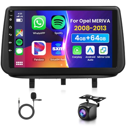 4G 64G VECHTEL 9" Bluetooth-Autoradio für Opel MERIVA 2010-2014 Carplay Android Auto Wireless, DSP EQ, 1280 * 720, WiFi GPS Navi, Mirror Link, RDS/FM Radio 2 Din mit AHD Rückfahrkamera 4G 64G VECHTEL 9" Bluetooth-Autoradio für Opel MERIVA 2010-2014 Carplay Android Auto Wireless, DSP EQ, 1280 * 720, WiFi GPS Navi, Mirror Link, RDS/FM Radio 2 Din mit AHD Rückfahrkamera von VECHTEL