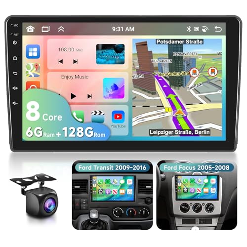 6G+128G Autoradio für Ford Transit 2009-2016/ Focus 2005-2008,9 Zoll 1280 * 720P HD IPS Touchscreen,8 Kern Auto Radio mit DSP Carplay Android Auto GPS Wi-Fi Bluetooth FM RDS Radio Rückfahrkamera 6G+128G Autoradio für Ford Transit 2009-2016/ Focus 2005-2008,9 Zoll 1280 * 720P HD IPS Touchscreen,8 Kern Auto Radio mit DSP Carplay Android Auto GPS Wi-Fi Bluetooth FM RDS Radio Rückfahrkamera von VECHTEL