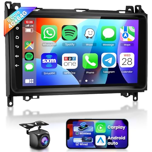 8 Kern 4G+64G Autoradio Android 13 für Mercedes Benz W906 Sprinter W169 W245 W639 Vito Viano, 9 Zoll IPS Bildschirm Auto Radio mit DSP Carplay Android Auto GPS WiFi Bluetooth FM Rückfahrkamera 8 Kern 4G+64G Autoradio Android 13 für Mercedes Benz W906 Sprinter W169 W245 W639 Vito Viano, 9 Zoll IPS Bildschirm Auto Radio mit DSP Carplay Android Auto GPS WiFi Bluetooth FM Rückfahrkamera von VECHTEL