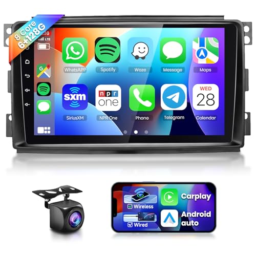 VECHTEL 8 Kern 6G+128G Autoradio Android 13 für Mercedes Benz Smart Fortwo 2005-2010, 9 Zoll IPS Touchscreen Auto Radio mit Drahtlos Carplay Android Auto GPS Wi-Fi DSP Bluetooth FM RDS Rückfahrkamera VECHTEL 8 Kern 6G+128G Autoradio Android 13 für Mercedes Benz Smart Fortwo 2005-2010, 9 Zoll IPS Touchscreen Auto Radio mit Drahtlos Carplay Android Auto GPS Wi-Fi DSP Bluetooth FM RDS Rückfahrkamera von VECHTEL