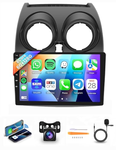 8 Kern 6G+128G Autoradio Android 13 für Nissan Qashqai J10 2006-2016, 9 Zoll IPS Touchscreen Auto Radio mit DSP Drahtloses Carplay Android Auto GPS WiFi Bluetooth FM RDS Radio Rückfahrkamera 8 Kern 6G+128G Autoradio Android 13 für Nissan Qashqai J10 2006-2016, 9 Zoll IPS Touchscreen Auto Radio mit DSP Drahtloses Carplay Android Auto GPS WiFi Bluetooth FM RDS Radio Rückfahrkamera von VECHTEL