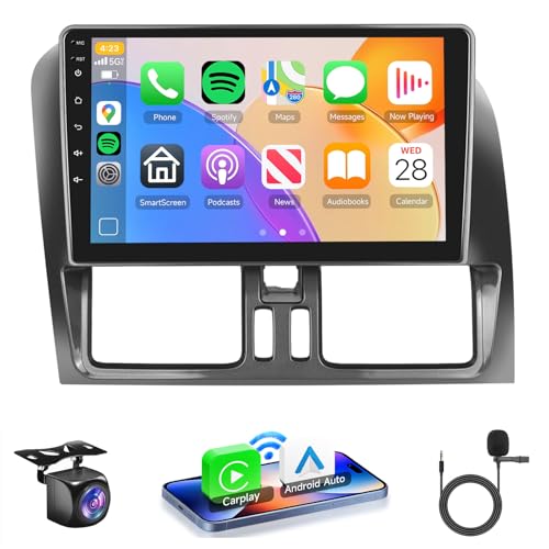 VECHTEL 8 Kern 6G+128G Autoradio Android 15 für Volvo XC60 2008-2013, 9 Zoll HD IPS Touchscreen Auto Radio mit Drahtlose Carplay Android Auto GPS DSP Wi-Fi Bluetooth FM RDS Radio Rückfahrkamera VECHTEL 8 Kern 6G+128G Autoradio Android 15 für Volvo XC60 2008-2013, 9 Zoll HD IPS Touchscreen Auto Radio mit Drahtlose Carplay Android Auto GPS DSP Wi-Fi Bluetooth FM RDS Radio Rückfahrkamera von VECHTEL