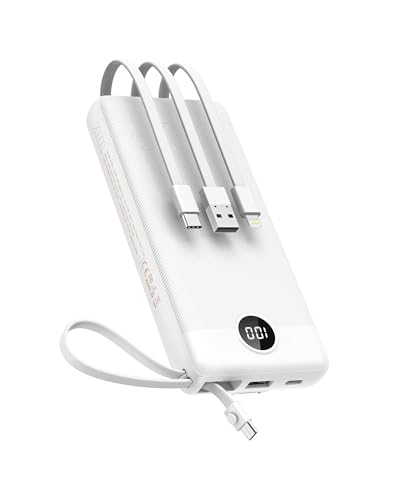 Powerbank 20000mAh Power Bank mit Kabel VEEKTOMX Powerbank USB C Tragbares Ladegerät 5 Ausgängen LED Display Externe Handyakkus Kompatibel mit iPhone, iPad, Samsung, Huawei, Xiaomi, OnePlus usw. Powerbank 20000mAh Power Bank mit Kabel VEEKTOMX Powerbank USB C Tragbares Ladegerät 5 Ausgängen LED Display Externe Handyakkus Kompatibel mit iPhone, iPad, Samsung, Huawei, Xiaomi, OnePlus usw. von VEEKTOMX