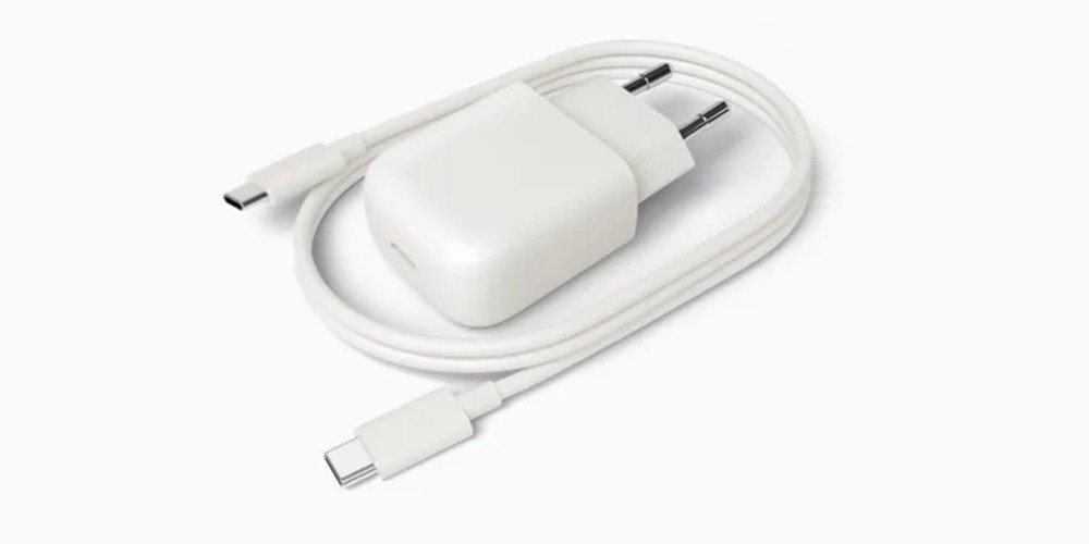 VEEV 10W Schnellladegerät USB C für iPhone und Samsung + 1 Meter Kabel Smartphone-Ladegerät (2-tlg., 1x Adapter 10 Watt + 1x Ladekabel USB-C auf USB-C) von VEEV