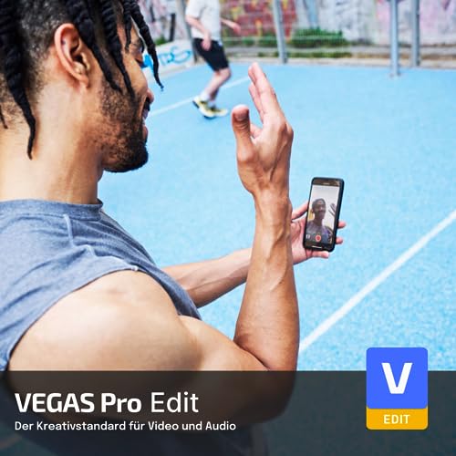 VEGAS Pro Edit 21 - Der Kreativ-Standard für Video und Audio | Videobearbeitungsprogramm | Videoschnittprogramm | Windows 10/11 PC | 1 Lizenz von VEGAS