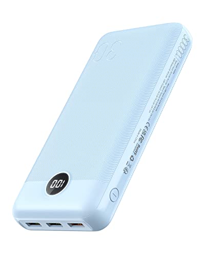 VEGER Power Bank, externer Akku, 30.000 mAh, mit LED-Display, tragbar, USB C, Schnellladung, PD 20 W, QC 3.0, mit 2 Eingängen und 4 Ausgängen, kompatibel mit iPhone, Samsung, Huawei, Tablet und mehr VEGER Power Bank, externer Akku, 30.000 mAh, mit LED-Display, tragbar, USB C, Schnellladung, PD 20 W, QC 3.0, mit 2 Eingängen und 4 Ausgängen, kompatibel mit iPhone, Samsung, Huawei, Tablet und mehr von VEGER