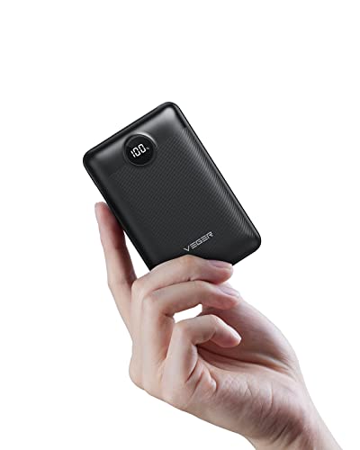 VEGER Power Bank 20000mAh klein 22.5W, Powerbank USB C Schnelles Aufladen Externe Handyakkus PD 3.0 QC3.0, Klein Aber Stark Akkupack Tragbares Ladegerät kompatibel mit iPhone iPad Samsung Tablet usw von VEGER