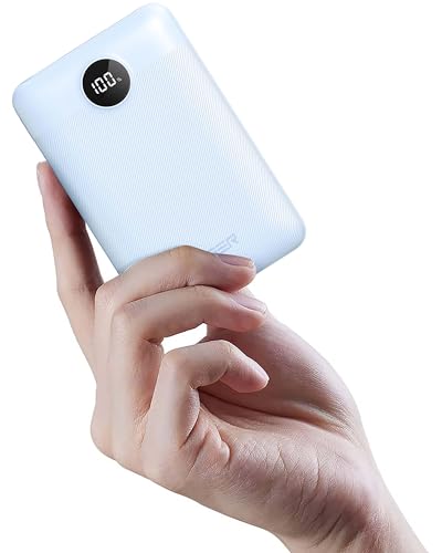 VEGER Power Bank 20000mAh klein 22.5W, Powerbank USB C Schnelles Aufladen Externe Handyakkus PD3.0, Klein Aber Stark Akkupack Tragbares Ladegerät kompatibel mit iPhone iPad Samsung Tablet usw(Blau) von VEGER