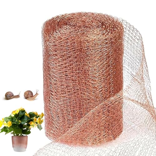 12,7cmx11m Kupfergitterrolle, 100% Reines Kupfernetz, Robustes Reines Kupfergeflecht Kupfergitterrolle zum Bauen von Löchern, Schützen von Setzlingen und,Samen,Grill sauber reinigen 12,7cmx11m Kupfergitterrolle, 100% Reines Kupfernetz, Robustes Reines Kupfergeflecht Kupfergitterrolle zum Bauen von Löchern, Schützen von Setzlingen und,Samen,Grill sauber reinigen von VEGOATY