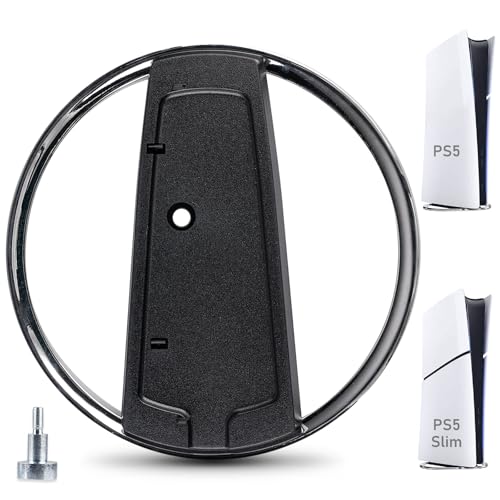 VEGOATY PS5 Standfuß, Vertikaler Standfuß für PS5 Slim Videospiele Zubehör Ständer, Digital Edition CD-ROM Edition Vertikal Standfuss PS5 Slim Reguläre Modelle VEGOATY PS5 Standfuß, Vertikaler Standfuß für PS5 Slim Videospiele Zubehör Ständer, Digital Edition CD-ROM Edition Vertikal Standfuss PS5 Slim Reguläre Modelle von VEGOATY