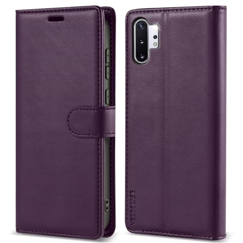 VEGOSCASE HandyHülle für Samsung Galaxy Note 10 Plus Hülle, Lederhülle Klappbar Brieftasche Klapphülle Kartenfach Standfunktion Schutzhülle mit RFID-Blockierung für Galaxy Note 10 Plus, Lila VEGOSCASE HandyHülle für Samsung Galaxy Note 10 Plus Hülle, Lederhülle Klappbar Brieftasche Klapphülle Kartenfach Standfunktion Schutzhülle mit RFID-Blockierung für Galaxy Note 10 Plus, Lila von VEGOSCASE