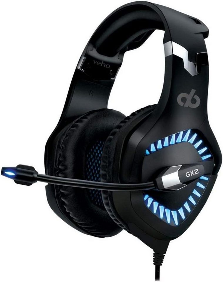 VEHO Alpha Bravo GX2 Gaming Over-Ear-Kopfhörer (Professionelles Mikrofon mit Geräuschunterdrückung) von VEHO