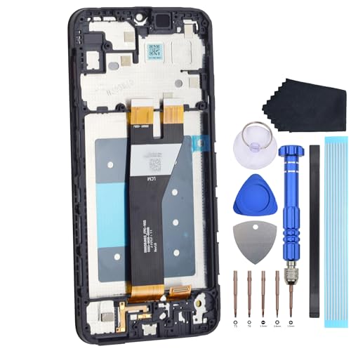 VEKIR Full Display Touchscreen Digitizer Ersatz mit Screen Rahmen für Samsung Galaxy A14 5G SM-A146P SM-A146U Schwarz VEKIR Full Display Touchscreen Digitizer Ersatz mit Screen Rahmen für Samsung Galaxy A14 5G SM-A146P SM-A146U Schwarz von VEKIR