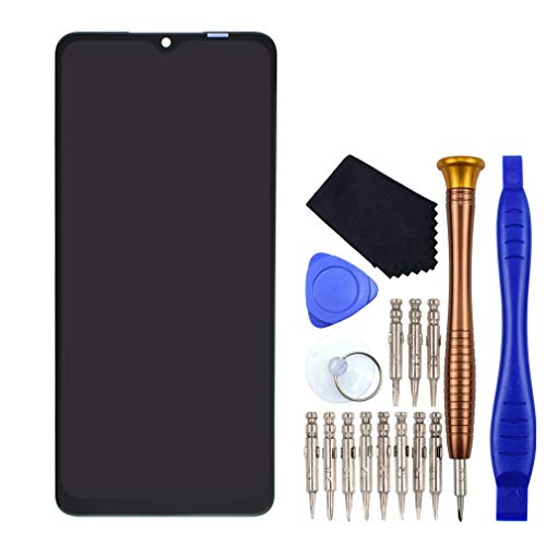 Schwarz Vollbild-LCD-Display Touch Digitizer Ersatz für Samsung Galaxy A12 von VEKIR