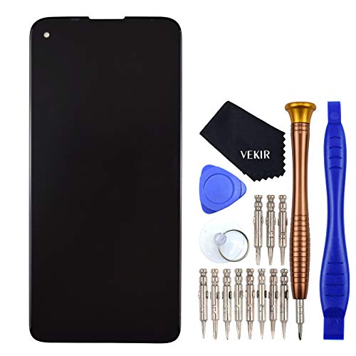 Schwarz XT2043 LCD-Display Touch Digitizer-Bildschirmbaugruppe Ersatz für Motorola Moto G Stylus XT2043 XT2043-4 von VEKIR