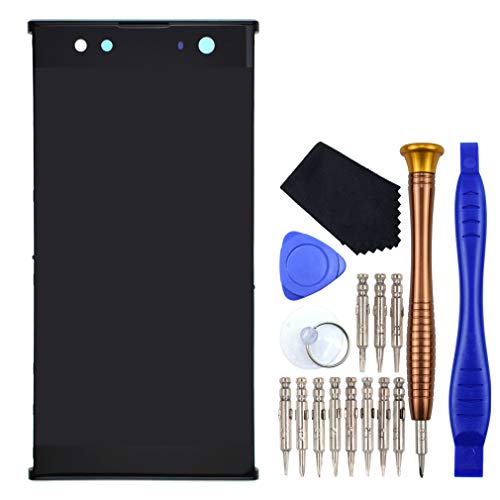 VEKIR Blau H4233 Display Digitizer LCD-Bildschirm mit Rahmen Vorinstallation Ersatz für Sony Xperia XA2 Ultra H4233 H3213 H3223 von VEKIR