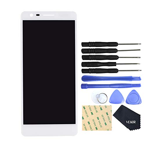 VEKIR Digital LCD Display Touch Screen Replacement for Nokia 3.1(White) von VEKIR