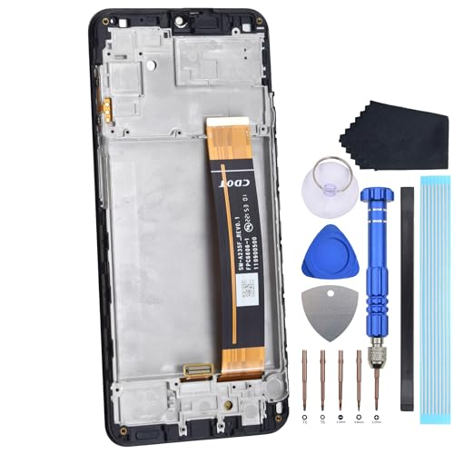 VEKIR Full Display Screen Touch Digitizer Replacement with Screen Frame for Samsung Galaxy A23 SM-A235F SM-A235M VEKIR Full Display Screen Touch Digitizer Replacement with Screen Frame for Samsung Galaxy A23 SM-A235F SM-A235M von VEKIR