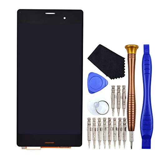VEKIR Schwarz D6653 Reparatur des Digitizer Touch Display LCD-Bildschirms Ersatz für Sony Xperia Z3 D6653 D6616 D6643 SO-01G SOL26 D6646 von VEKIR