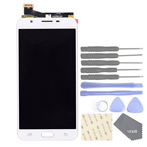 VEKIR Touch Display Digitizer Bildschirm Ersatz für Samsung Galaxy J7 Prime(2016) G610 G610F G610M G610Y(White) von VEKIR