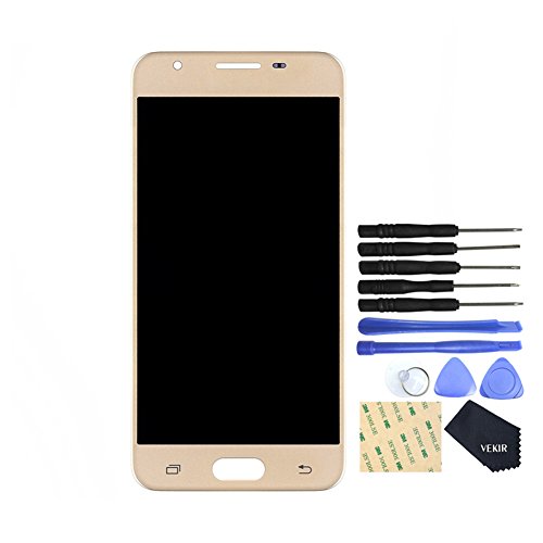 VEKIR Touch Display Digitizer Bildschirm Ersatz für Samsung Galaxy J7 Prime(2016) G610 G610F G610M G610Y (Golden) von VEKIR