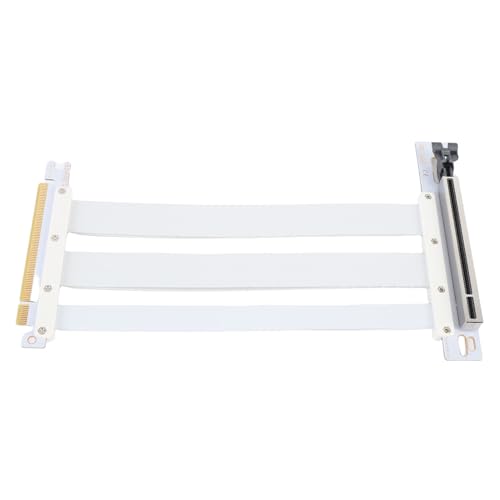 GPU-Verlängerungskabel für PC Fall, PCI-E 4.0 X16 Riser Kabel Austausch für RTX4090 TI 8900 XT GPUS 128 GBPS, 90 Grad Winkel Flexible Grafikkartenverlängerungskabel (40cm) von VELATEMOR