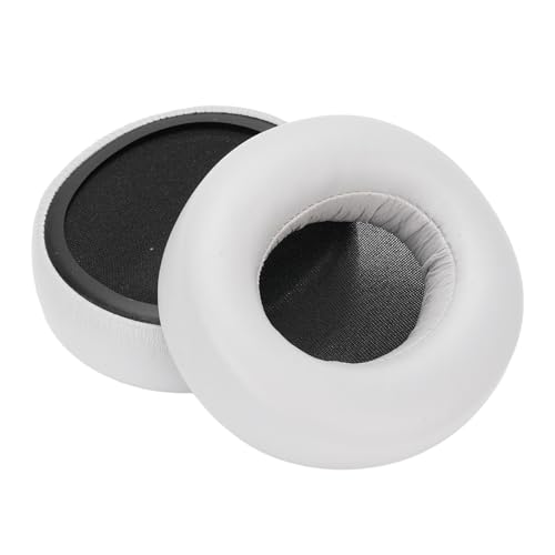 Kopfhörer Ersatz Ohrpolster, Geräuschisolierung Protein Leder Kopfhörer Earpads 2pcs Hohe Dichte für RB-M700B RB-M500B Resilient (Grey) von VELATEMOR