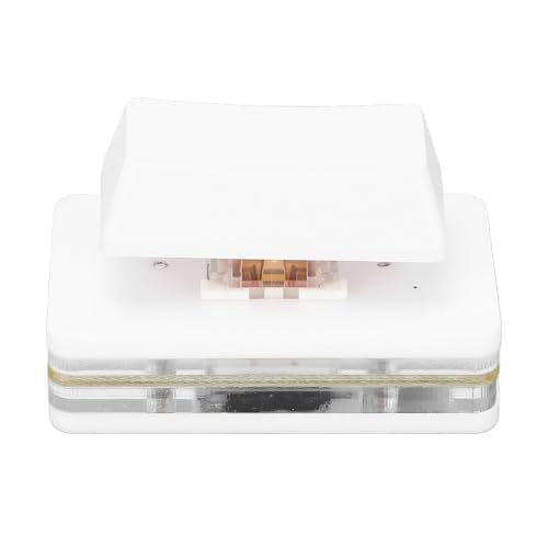 VELATEMOR USB-Taste, Einzeltastatur, Programmierbar, Benutzerdefiniert, Switch-OSU-Tastaturunterstützung, Benutzerdefinierte Tastenkombinationen, Mechanische RGB-Tastatur für Spiele (White) von VELATEMOR