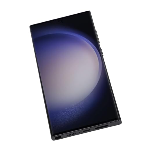VELATEMOR Bildschirmersatz für S23 Ultra 5G, 6,8-Zoll-Vollbild-Digitizer-Baugruppe mit Rahmenunterstützung, Fingerabdrucksensor, 2X-Display-Technologie (Mattschwarz) von VELATEMOR