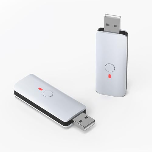 VELATEMOR Bluetooth 5.3 Wireless Controller -Adapter für die Serie X/S & Pro, USB -Plug & Play für PC/Steam Deck, Null Latency Gamepad Converter mit Multi -Geräte -Unterstützung (White) von VELATEMOR