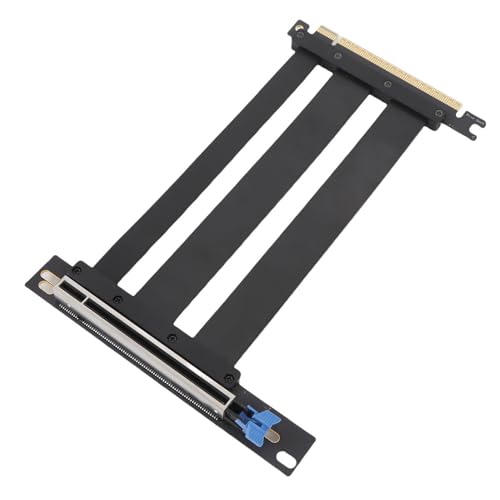 VELATEMOR PCIE 5.0 Riser-Kabel, PCIE 5.0 X16 GPU-Verlängerungskabel Passend für RTX 4090 (Ti), für PC-Gehäuse, KI-Anwendungen, Server, ITX mit Engem Platzangebot, Wasserkühlungssysteme. von VELATEMOR