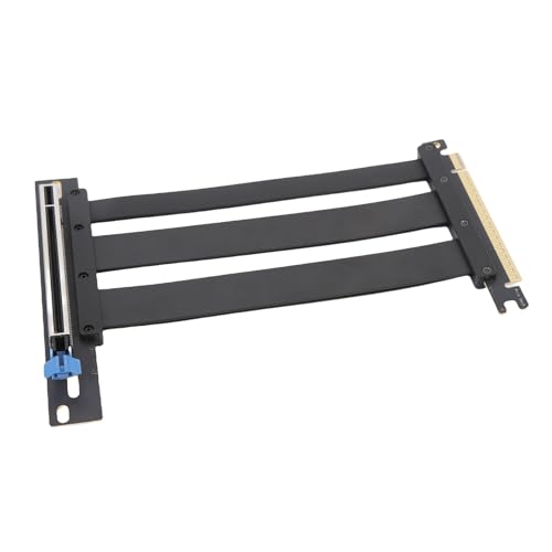 VELATEMOR PCIE 5.0 Riser-Kabel, PCIE 5.0 X16 GPU-Verlängerungskabel Passend für RTX 4090 (Ti), für PC-Gehäuse, KI-Anwendungen, Server, ITX mit Engem Platzangebot, Wasserkühlungssysteme. von VELATEMOR