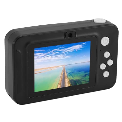Zoom Digitalkamera, Tragbare 2,4 -Zoll -Bildschirm Digitalkamera für Wachstumsaufzeichnungen (Black) von VELATEMOR