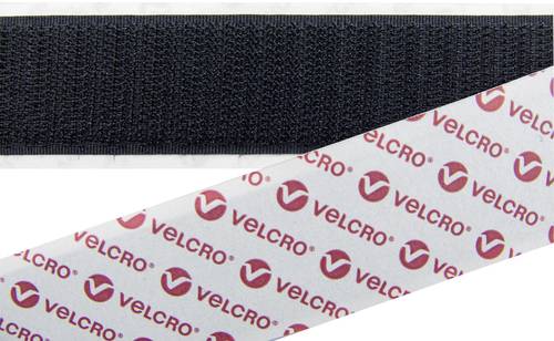 VELCRO® E08802033011425 Klettband zum Aufkleben Haftteil (L x B) 25000mm x 20mm Schwarz 25m von VELCRO®