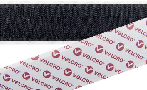 VELCRO® E088020330F1825 Klettband zum Aufkleben Haftteil (L x B) 25000mm x 20mm Schwarz 25m von VELCRO®