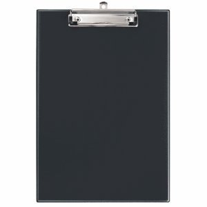 VELOFLEX 10 x Schreibplatte A4 PVC schwarz von VELOFLEX