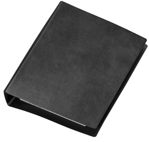 VELOFLEX 1164280 - Taschenringbuch Special DIN A6 Ledernarbung, 4-Rund-Ring-Mechanik 13 mm, schwarz, 1 Stück von VELOFLEX