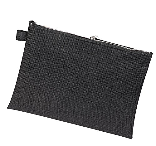 VELOFLEX 2725000 - Banktasche mit Reißverschluss, DIN A5, 1 Stück, Geldtasche aus robustem Textil, Transporttasche VELOFLEX 2725000 - Banktasche mit Reißverschluss, DIN A5, 1 Stück, Geldtasche aus robustem Textil, Transporttasche von VELOFLEX