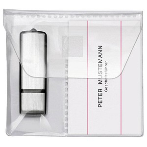 VELOFLEX 2er USB-Stick-Hüllen transparent, 10 St. VELOFLEX 2er USB-Stick-Hüllen transparent, 10 St. von VELOFLEX