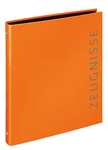 VELOFLEX 4144330 - Zeugnisringbuch Velocolor, DIN A4, orange, 1 Stück von VELOFLEX