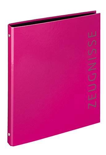 VELOFLEX 4144371 - Zeugnisringbuch Velocolor, DIN A4, pink, 1 Stück von VELOFLEX