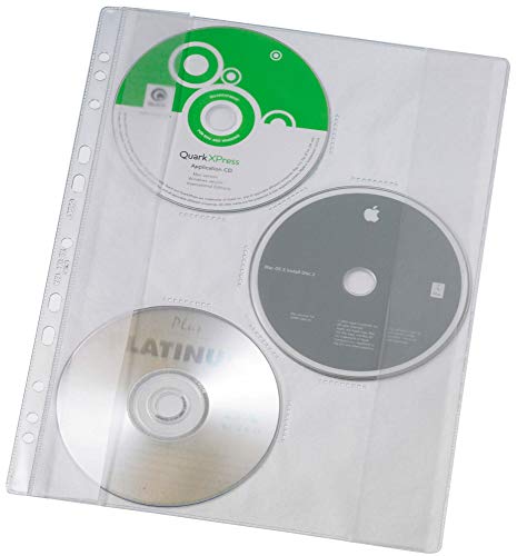 VELOFLEX 4359000 - CD-Hülle DBGM, 10er Packung DIN A4 für 3 CDs, mit Verschlussklappe glasklar VELOFLEX 4359000 - CD-Hülle DBGM, 10er Packung DIN A4 für 3 CDs, mit Verschlussklappe glasklar von VELOFLEX