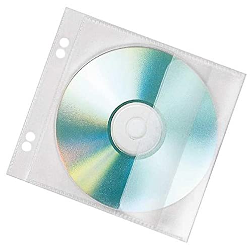 VELOFLEX 4366000 - CD/DVD Hüllen zum Abheften für 1 CD, CD Aufbewahrung CD Schutzhüllen CD Boxen, 10er Packung VELOFLEX 4366000 - CD/DVD Hüllen zum Abheften für 1 CD, CD Aufbewahrung CD Schutzhüllen CD Boxen, 10er Packung von VELOFLEX