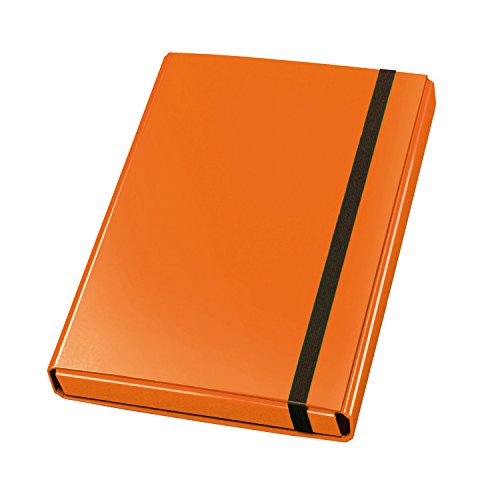 VELOFLEX 4443330 - Sammelbox Velocolor, DIN A4, mit Gummizug, Heftbox aus Karton, glanzkaschiert, orange, 23 x 32 x 4 cm, 1 Stück VELOFLEX 4443330 - Sammelbox Velocolor, DIN A4, mit Gummizug, Heftbox aus Karton, glanzkaschiert, orange, 23 x 32 x 4 cm, 1 Stück von VELOFLEX