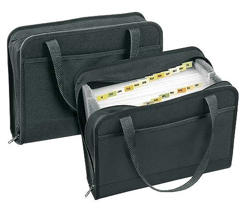 VELOFLEX 4446880 - Fächertasche Office DIN A4, Fächermappe, ca. 500 Blatt Fassungsvermögen, 24 Fächer, schwarz VELOFLEX 4446880 - Fächertasche Office DIN A4, Fächermappe, ca. 500 Blatt Fassungsvermögen, 24 Fächer, schwarz von VELOFLEX